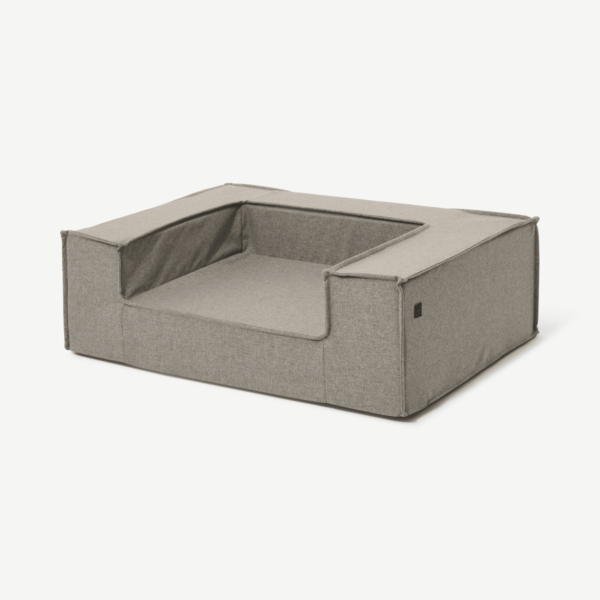 Kysler Structured Pet Bed, Medium, Grey